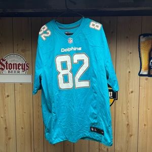 Nike NFL Miami Dolphins On field #82 Brian Hartline jersey